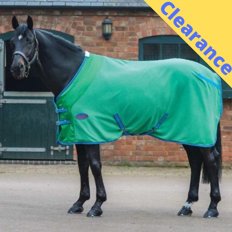 Swish Equestrian Fleece Horse Rug/Horse Fleece Travel Cooler Rug Royal Blue