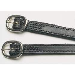 Leather Spur Straps Brown